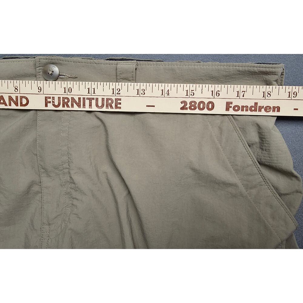REI Cargo Pants Mens Size 37x30 Hiking Camping‎ Outdoor Travel Utility Tan Work - Picture 5 of 12